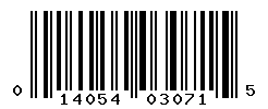 upc 014054030715 barcode image