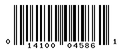 UPC barcode number 014100045861