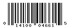 UPC barcode number 014100046615