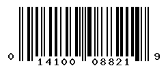UPC barcode number 014100088219