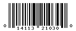 UPC barcode number 014113210300