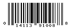 UPC barcode number 014113910088