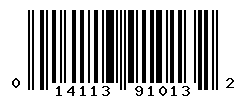 UPC barcode number 014113910132