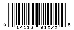 UPC barcode number 014113910705