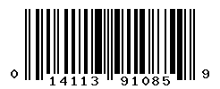 UPC barcode number 014113910859