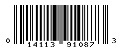 UPC barcode number 014113910873