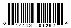 UPC barcode number 014113912624