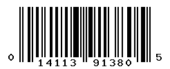 UPC barcode number 014113913805