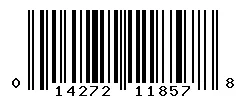 UPC barcode 014272118578