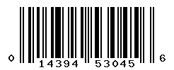 UPC barcode number 014394530456
