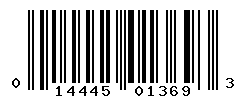 upc 014445013693 barcode image