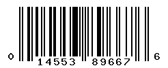 UPC barcode number 014553896676