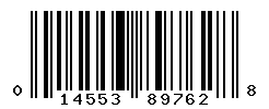 UPC barcode number 014553897628