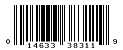 UPC barcode 014633383119