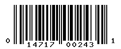 upc 014717002431 barcode image
