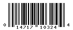 UPC barcode number 014717103244
