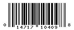 upc 014717104098 barcode image