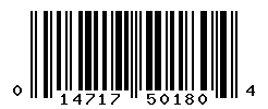 upc 014717501804 barcode image
