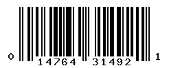 upc 014764314921 barcode image