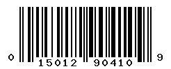 upc 015012904109 barcode image