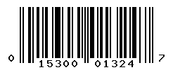 UPC barcode number 015300013247