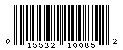 UPC barcode number 015532100852