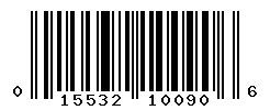 upc 015532100906 barcode image