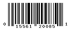 upc 015561200851 barcode image