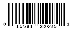 UPC barcode 015561200851