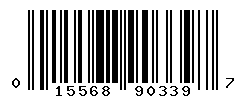 UPC barcode number 015568903397