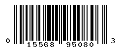 UPC barcode number 015568950803