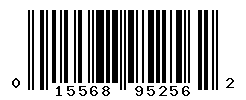 UPC barcode number 015568952562