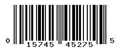UPC barcode 015745452755