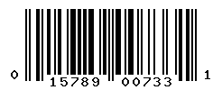 upc 015789007331 barcode image