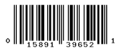 UPC barcode number 015891396521