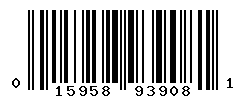UPC barcode number 015958939081