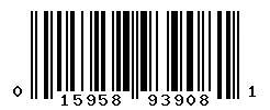 UPC barcode 015958939081