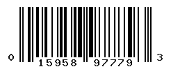 UPC barcode number 015958977793
