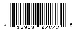 UPC barcode number 015958978738