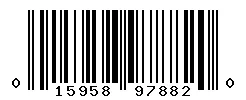 UPC 015958978820 barcode image