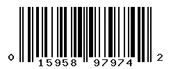 UPC barcode 015958979742