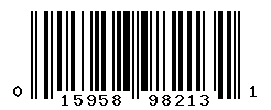 UPC barcode number 015958982131