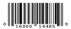 UPC 016000144859 barcode image