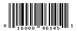 UPC barcode number 016000461451