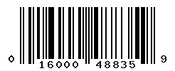 UPC barcode number 016000488359