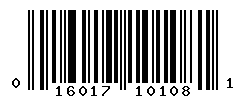 upc 016017101081 barcode image