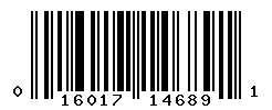 UPC barcode number 016017146891