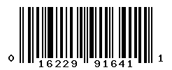 UPC barcode number 016229916411