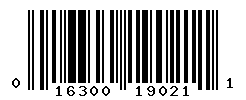 UPC barcode number 016300190211