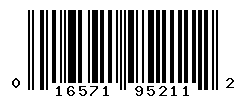 UPC barcode number 016571952112